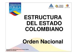 1 Estructura Del Estado Colombiano