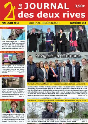 Le Journal des 2 Rives, numéro 143, mai-juin 2019
