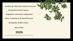 confianza en la administracion