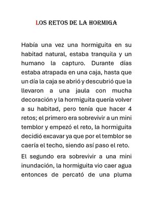 Retos De La Hormiguita