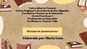 Rutinas De Pensamiento Practicum 1