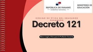 Código De ÉTica Educador Panameño Decreto 121 20260530 124536 0000