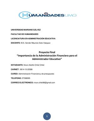 Proyecto Final