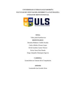 Video Pitch Grupo 7