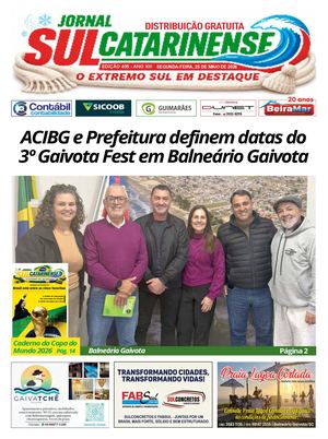 Sul Catarinense Edição 405 25 De Maio De 2026 1