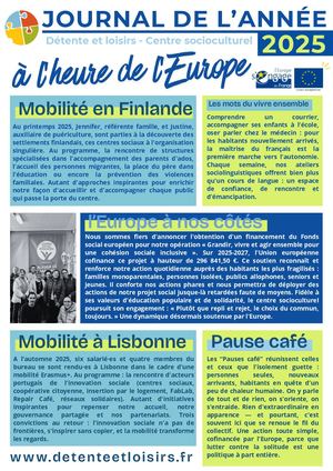 L'année 2025 au centre socioculturel