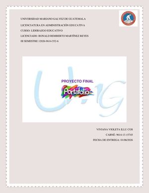 Proyecto Final De Liderazgo (1) Docx Portafolio