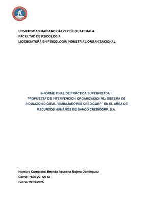 Informe Final Practica Supervisada I