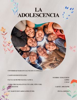 Revista Digital: La Adolescencia-Yensi López