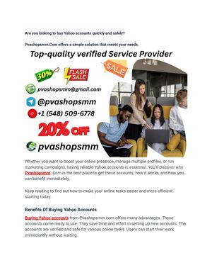 Top 45 Sites To B~u~y Old Yahoo Accounts