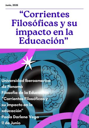 Revista Digital “Corrientes Filosóficas y su impacto en la educación”