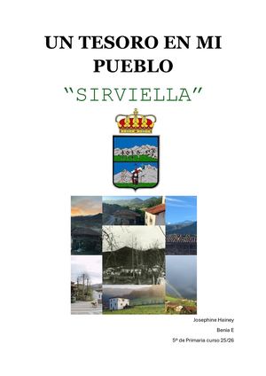 Un tesoro en mi pueblo "Sirviella"