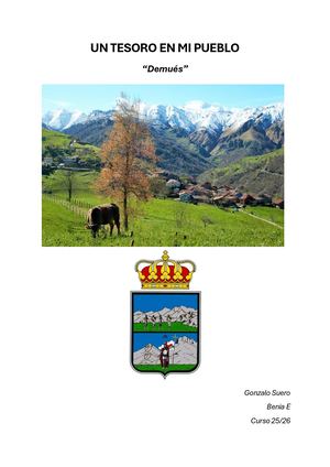 Un tesoro en mi pueblo "Demués"