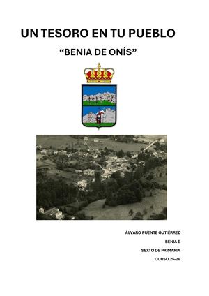 Un tesoro en mi pueblo "Benia de Onís"