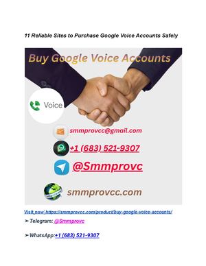 11 Reliable Sites To Purchase Google Voice Accounts Safely