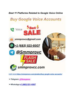 Best 11 Platforms Related To Google Voice Online