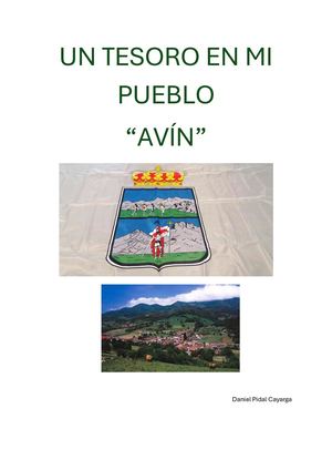 Un tesoro en mi pueblo "Avín"