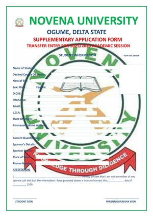 ☎️{07036833482} 2026/27 Southwestern University POST UTME Form, Admission Form, Application Form is Out Call☎️{07036833482}☎️DR.(MRS) ELIZABETH to APPLY. The School management has announced it Admission application process for 2026/2027 via DIRECT Entry f