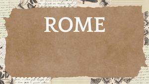 Discover Rome: A Journey Through History