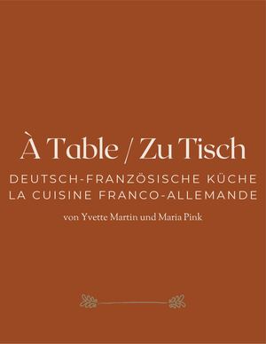 À Table Zu Tisch