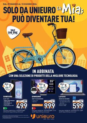 Volantino Unieuro Dal 29 Maggio Al 10 Giugno 2026