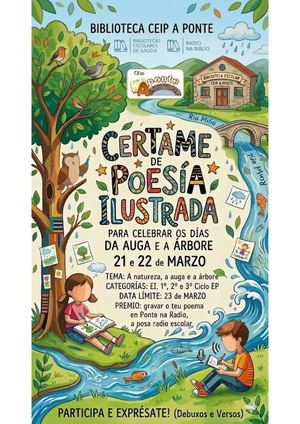 Certame De Poesia Ilustrada ( Día Da ÁRbore, A Auga E A Poesía