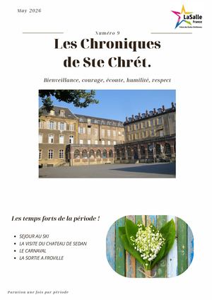 Les chroniques de Ste Chrét n°9