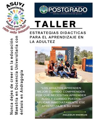 Informe Final Curso Andragogia