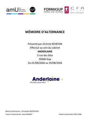 Mémoire Alternance Jk