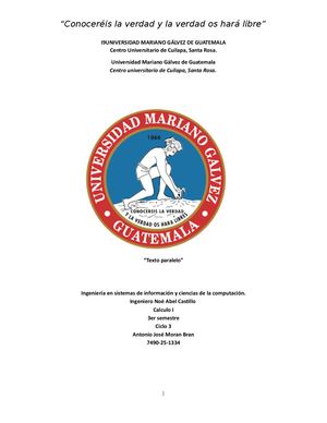 Texto Paralelo Calculo I