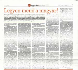 Legyen menő a magyar!