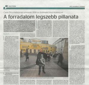 A forradalom legszebb pillanata