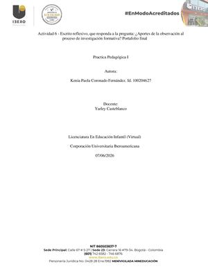Portafolio Parctica I