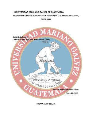 Texto Paralelo Calculo 1 1