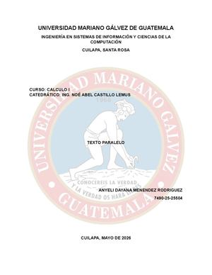 Texto Paralelo Calculo I