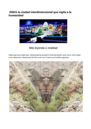 Erks Ciudad Inter Dimensional