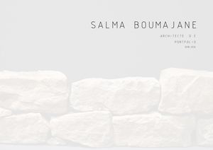 Salma Boumajane Architecte De Portfolio