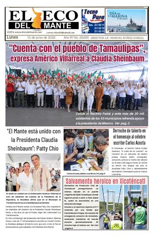 Lunes 01 de junio de 2026