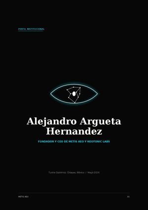 Alejandro Argueta Hernandez Metis Aeo Calameo