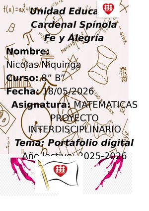 Portafolio Nicolas Niquinga