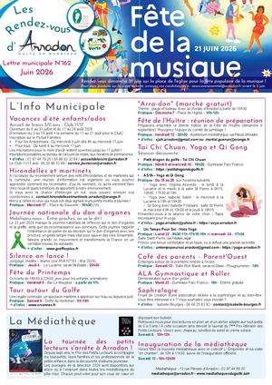 Les Rendez-Vous d'Arradon N°162 Juin 2026