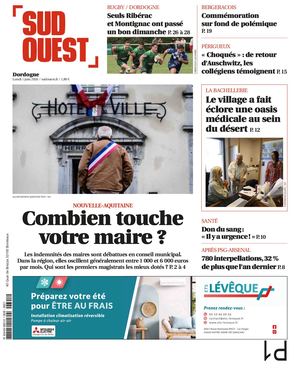 Sud Ouest Lundi 1er Juin