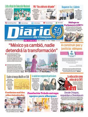Portada, Lunes 1 De Junio De 2026