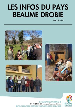 Mai 2026 Les Infos Du Pays Beaume Drobie