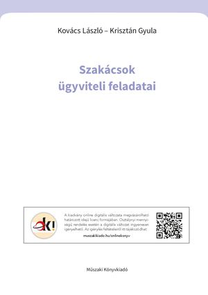 MK-5804 Szakácsok ügyviteli feladatai