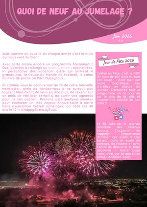 Newsletter #38 Juin 2026
