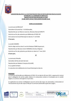 Del 101 2026 Annexe Convention Frais De Restauration Breuillet