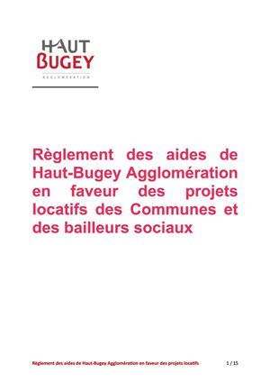 Réglement Hba Aides Projets Locatifs