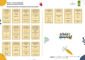 Menus Cantine