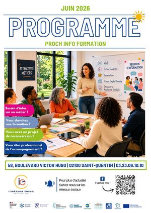 Programme Proch'Info Formation Saint-Quentin Juin 2026